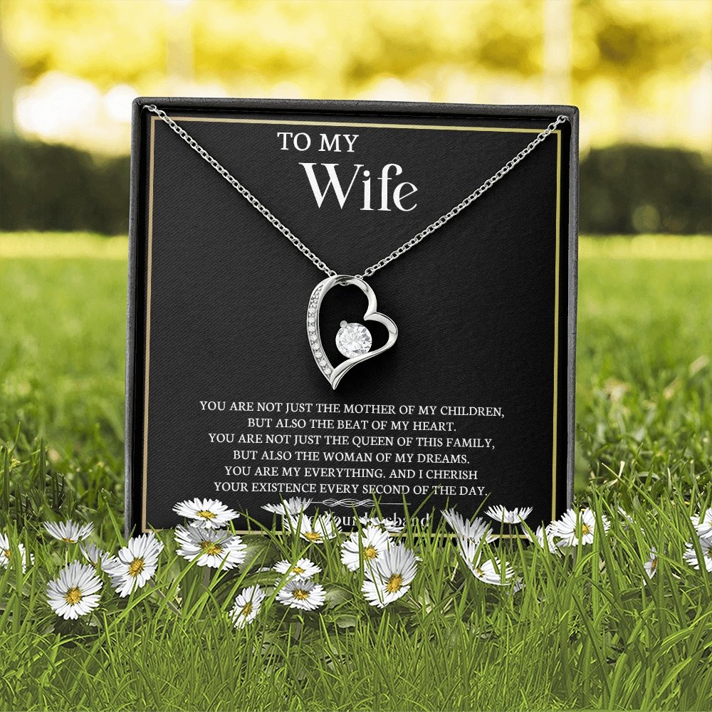 To My Wife | I Cherish Your Existence | Jewelry | C30025TG, C30025TR, lx-C30025, PB23-WOOD, PROD-2164579, PT-781, TNM-1, USER-43062 | TageUnlimited