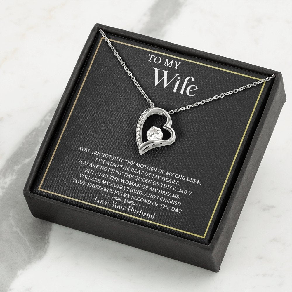 To My Wife | I Cherish Your Existence | Jewelry | C30025TG, C30025TR, lx-C30025, PB23-WOOD, PROD-2164579, PT-781, TNM-1, USER-43062 | TageUnlimited
