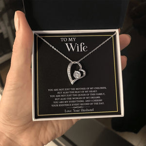 To My Wife | I Cherish Your Existence | Jewelry | C30025TG, C30025TR, lx-C30025, PB23-WOOD, PROD-2164579, PT-781, TNM-1, USER-43062 | TageUnlimited