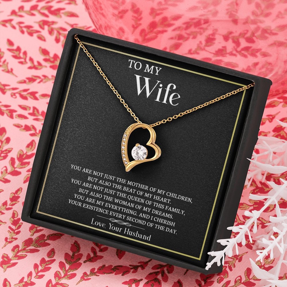 To My Wife | I Cherish Your Existence | Jewelry | C30025TG, C30025TR, lx-C30025, PB23-WOOD, PROD-2164579, PT-781, TNM-1, USER-43062 | TageUnlimited