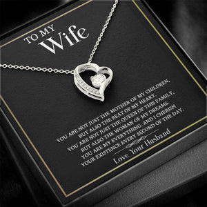 To My Wife | I Cherish Your Existence | Jewelry | C30025TG, C30025TR, lx-C30025, PB23-WOOD, PROD-2164579, PT-781, TNM-1, USER-43062 | TageUnlimited