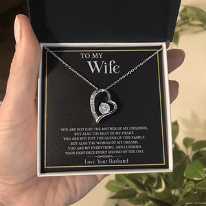 To My Wife | I Cherish Your Existence | Jewelry | C30025TG, C30025TR, lx-C30025, PB23-WOOD, PROD-2164579, PT-781, TNM-1, USER-43062 | TageUnlimited
