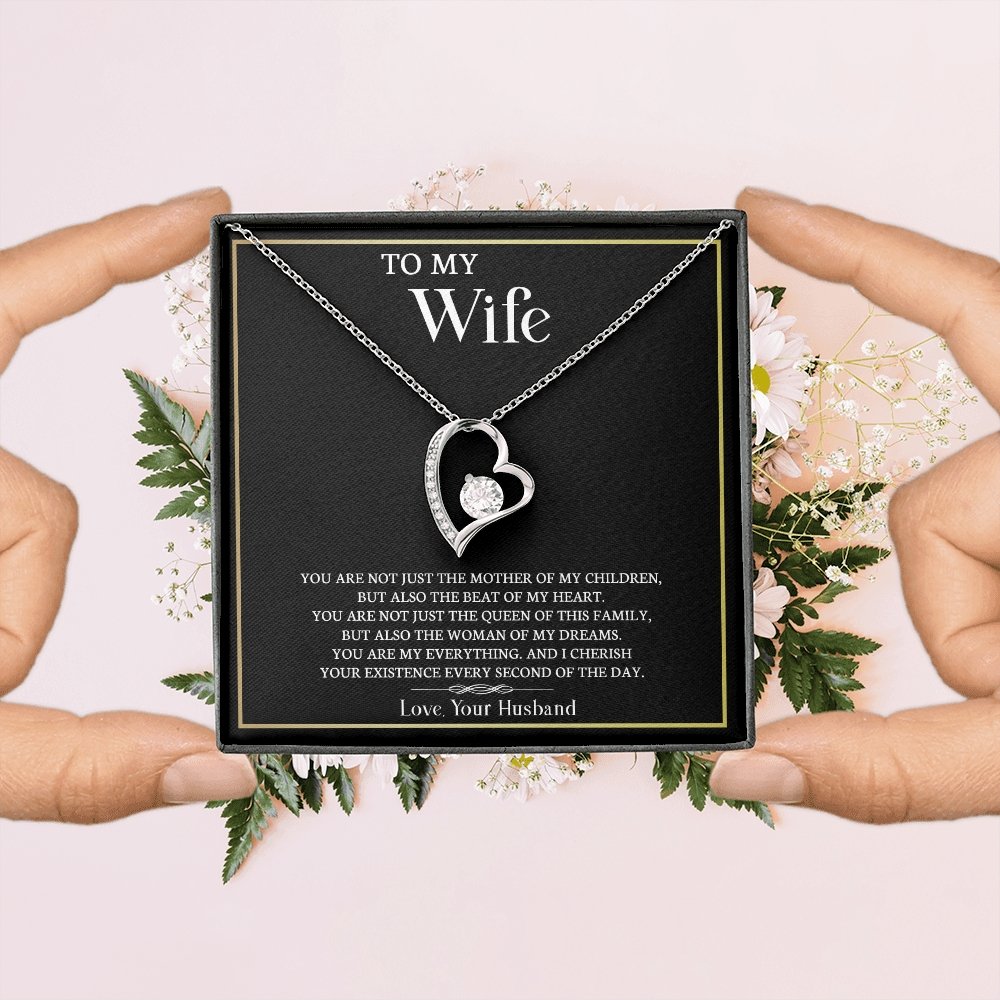 To My Wife | I Cherish Your Existence | Jewelry | C30025TG, C30025TR, lx-C30025, PB23-WOOD, PROD-2164579, PT-781, TNM-1, USER-43062 | TageUnlimited