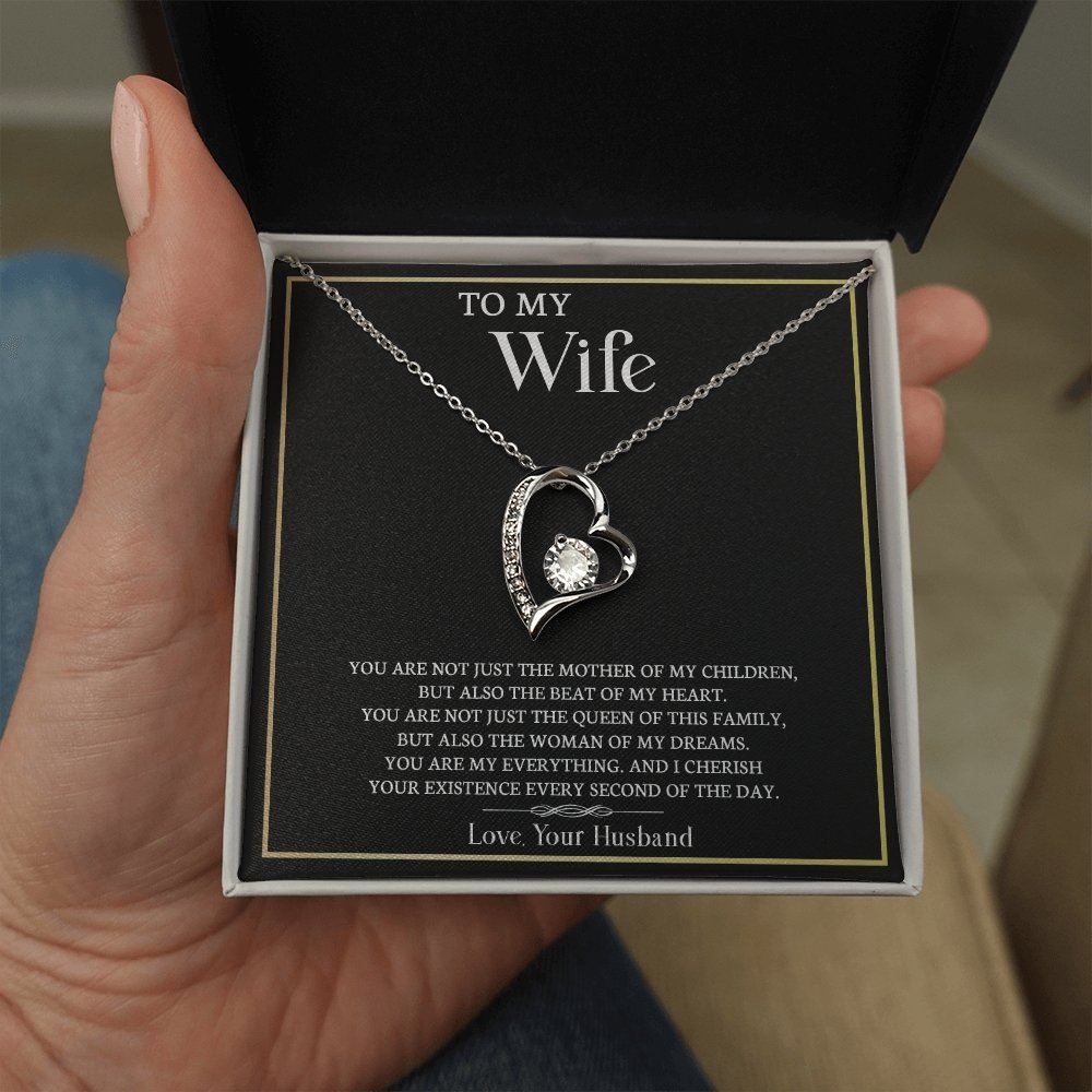 To My Wife | I Cherish Your Existence | Jewelry | C30025TG, C30025TR, lx-C30025, PB23-WOOD, PROD-2164579, PT-781, TNM-1, USER-43062 | TageUnlimited