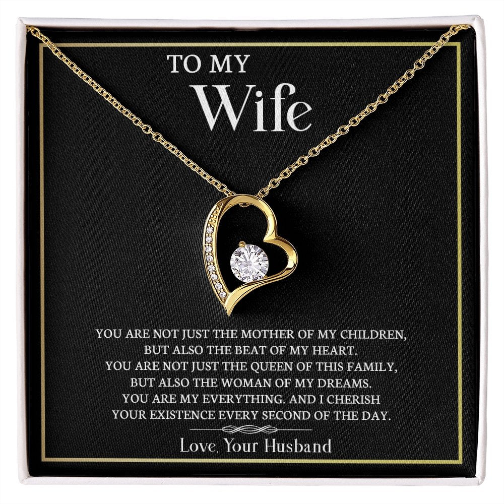To My Wife | I Cherish Your Existence | Jewelry | C30025TG, C30025TR, lx-C30025, PB23-WOOD, PROD-2164579, PT-781, TNM-1, USER-43062 | TageUnlimited
