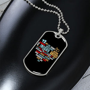 To My Wife | I Love You (Dog Tag) | Jewelry | TageUnlimited