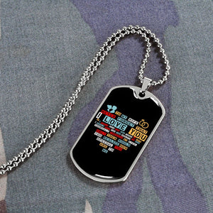 To My Wife | I Love You (Dog Tag) | Jewelry | TageUnlimited