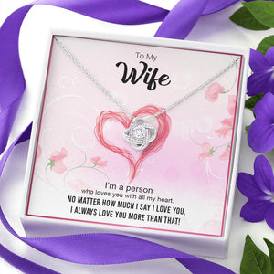 To My Wife | Love You With All My Heart 💗💖 | Jewelry | C30011TG, C30011TR, lx-C30011, PB23-WOOD, PROD-1896147, PT-922, TNM-1, USER-43062 | TageUnlimited