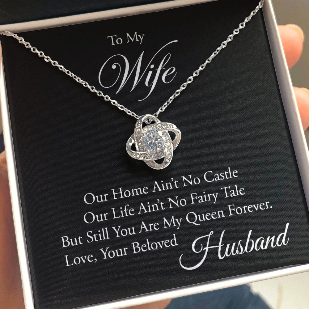 To My Wife | My Queen Forever 👑💖 | Jewelry | C30011TG, C30011TR, lx-C30011, PB23-WOOD, PROD-1585474, PT-922, TNM-1, USER-43062, WARRANTY-UPSELL | TageUnlimited