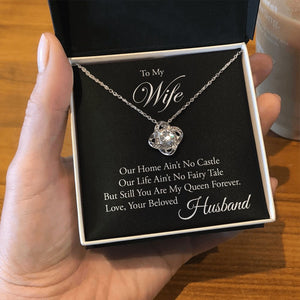 To My Wife | My Queen Forever 👑💖 | Jewelry | C30011TG, C30011TR, lx-C30011, PB23-WOOD, PROD-1585474, PT-922, TNM-1, USER-43062, WARRANTY-UPSELL | TageUnlimited