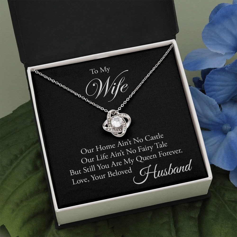 To My Wife | My Queen Forever 👑💖 | Jewelry | C30011TG, C30011TR, lx-C30011, PB23-WOOD, PROD-1585474, PT-922, TNM-1, USER-43062, WARRANTY-UPSELL | TageUnlimited