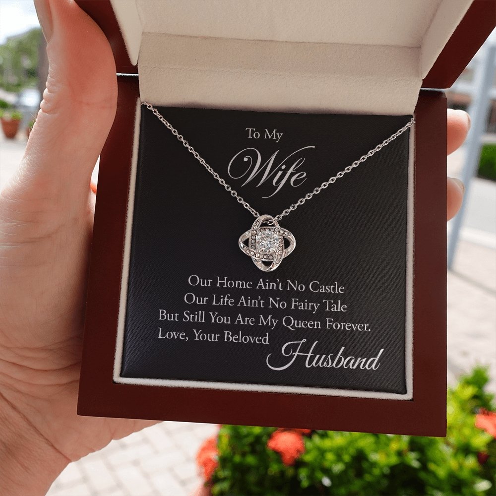 To My Wife | My Queen Forever 👑💖 | Jewelry | C30011TG, C30011TR, lx-C30011, PB23-WOOD, PROD-1585474, PT-922, TNM-1, USER-43062, WARRANTY-UPSELL | TageUnlimited