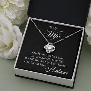 To My Wife | My Queen Forever 👑💖 | Jewelry | C30011TG, C30011TR, lx-C30011, PB23-WOOD, PROD-1585474, PT-922, TNM-1, USER-43062, WARRANTY-UPSELL | TageUnlimited