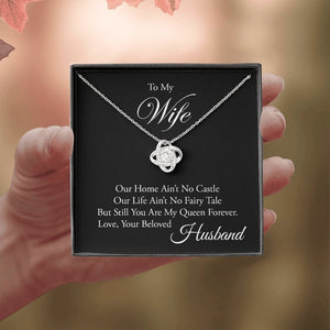 To My Wife | My Queen Forever 👑💖 | Jewelry | C30011TG, C30011TR, lx-C30011, PB23-WOOD, PROD-1585474, PT-922, TNM-1, USER-43062, WARRANTY-UPSELL | TageUnlimited