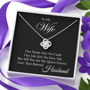 To My Wife | My Queen Forever 👑💖 | Jewelry | C30011TG, C30011TR, lx-C30011, PB23-WOOD, PROD-1585474, PT-922, TNM-1, USER-43062, WARRANTY-UPSELL | TageUnlimited