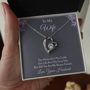 To My Wife | Our Home Ain't No Castle | Jewelry | C30025TG, C30025TR, lx-C30025, PB23-WOOD, PROD-2164568, PT-781, TNM-1, USER-43062 | TageUnlimited