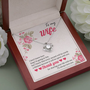 To My Wife | Thank You For Sharing Your Life With Me 🌹💎 | Jewelry | C30011TG, C30011TR, lx-C30011, PB23-WOOD, PROD-1879288, PT-922, TNM-1, USER-43062 | TageUnlimited