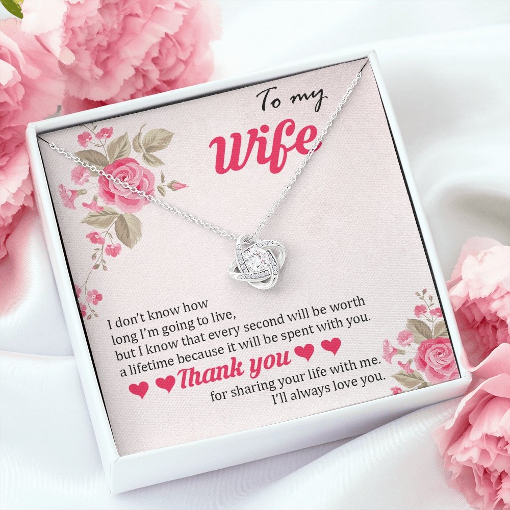 To My Wife | Thank You For Sharing Your Life With Me 🌹💎 | Jewelry | C30011TG, C30011TR, lx-C30011, PB23-WOOD, PROD-1879288, PT-922, TNM-1, USER-43062 | TageUnlimited
