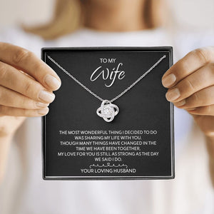 To My Wife | The Most Wonderful Thing | Jewelry | C30011TG, C30011TR, lx-C30011, PB23-WOOD, PROD-1996432, PT-922, TNM-1, USER-43062 | TageUnlimited