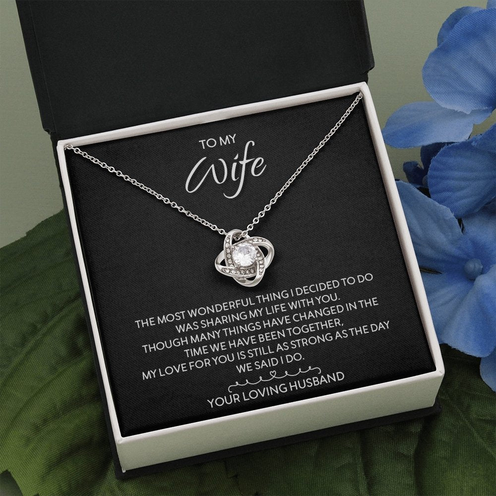 To My Wife | The Most Wonderful Thing | Jewelry | C30011TG, C30011TR, lx-C30011, PB23-WOOD, PROD-1996432, PT-922, TNM-1, USER-43062 | TageUnlimited
