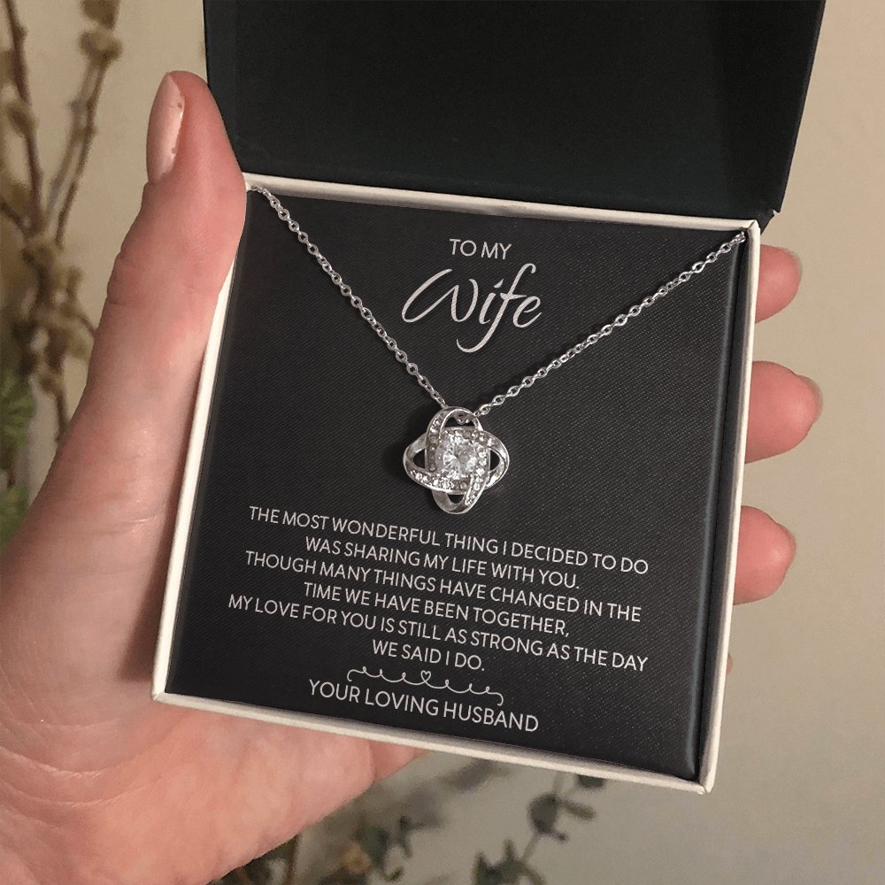 To My Wife | The Most Wonderful Thing | Jewelry | C30011TG, C30011TR, lx-C30011, PB23-WOOD, PROD-1996432, PT-922, TNM-1, USER-43062 | TageUnlimited