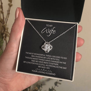 To My Wife | The Most Wonderful Thing | Jewelry | C30011TG, C30011TR, lx-C30011, PB23-WOOD, PROD-1996432, PT-922, TNM-1, USER-43062 | TageUnlimited
