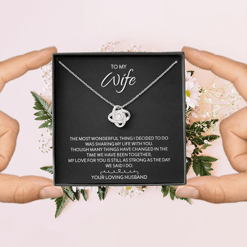 To My Wife | The Most Wonderful Thing | Jewelry | C30011TG, C30011TR, lx-C30011, PB23-WOOD, PROD-1996432, PT-922, TNM-1, USER-43062 | TageUnlimited