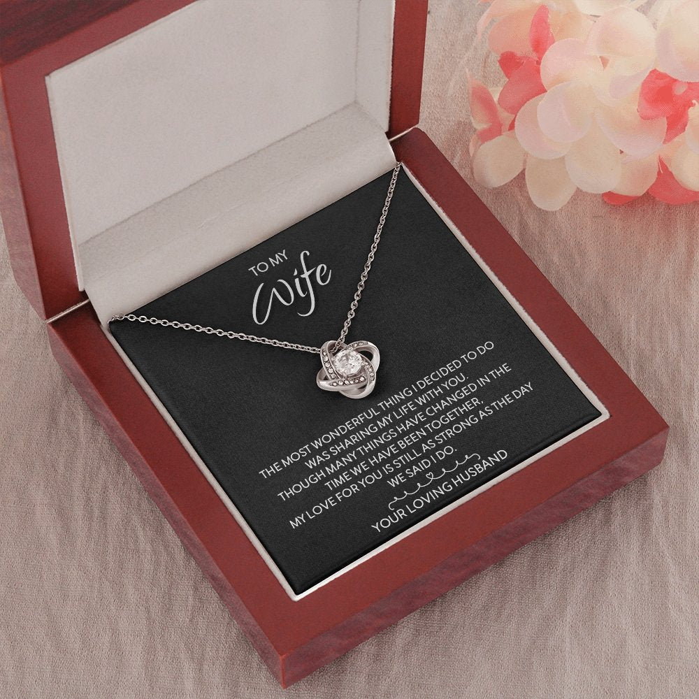 To My Wife | The Most Wonderful Thing | Jewelry | C30011TG, C30011TR, lx-C30011, PB23-WOOD, PROD-1996432, PT-922, TNM-1, USER-43062 | TageUnlimited