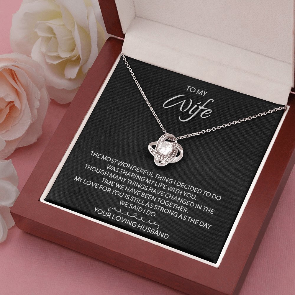 To My Wife | The Most Wonderful Thing | Jewelry | C30011TG, C30011TR, lx-C30011, PB23-WOOD, PROD-1996432, PT-922, TNM-1, USER-43062 | TageUnlimited