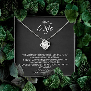 To My Wife | The Most Wonderful Thing | Jewelry | C30011TG, C30011TR, lx-C30011, PB23-WOOD, PROD-1996432, PT-922, TNM-1, USER-43062 | TageUnlimited