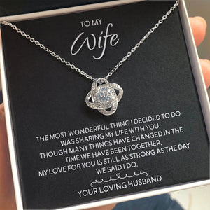 To My Wife | The Most Wonderful Thing | Jewelry | C30011TG, C30011TR, lx-C30011, PB23-WOOD, PROD-1996432, PT-922, TNM-1, USER-43062 | TageUnlimited