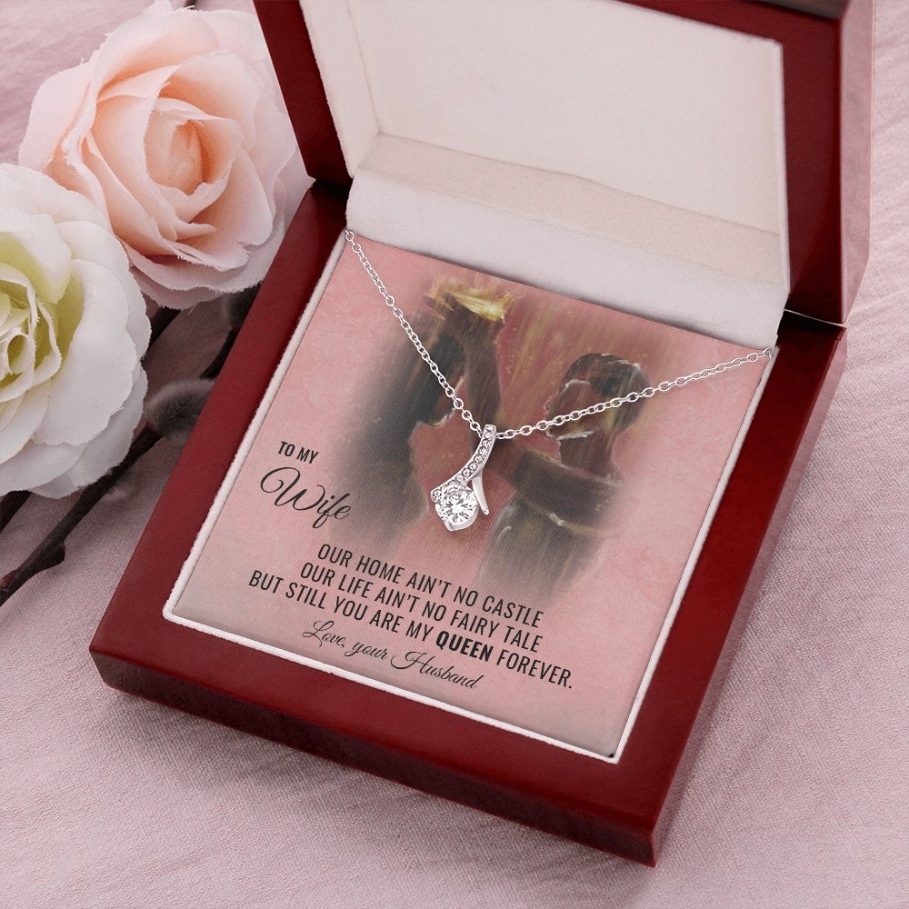 To My Wife | You Are My Queen Forever 👑💎 | Jewelry | C30084TG, C30084TR, lx-C30084, PB23-WOOD, PROD-1872304, PT-930, TNM-1, USER-43062 | TageUnlimited