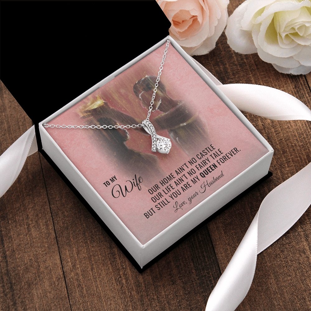 To My Wife | You Are My Queen Forever 👑💎 | Jewelry | C30084TG, C30084TR, lx-C30084, PB23-WOOD, PROD-1872304, PT-930, TNM-1, USER-43062 | TageUnlimited