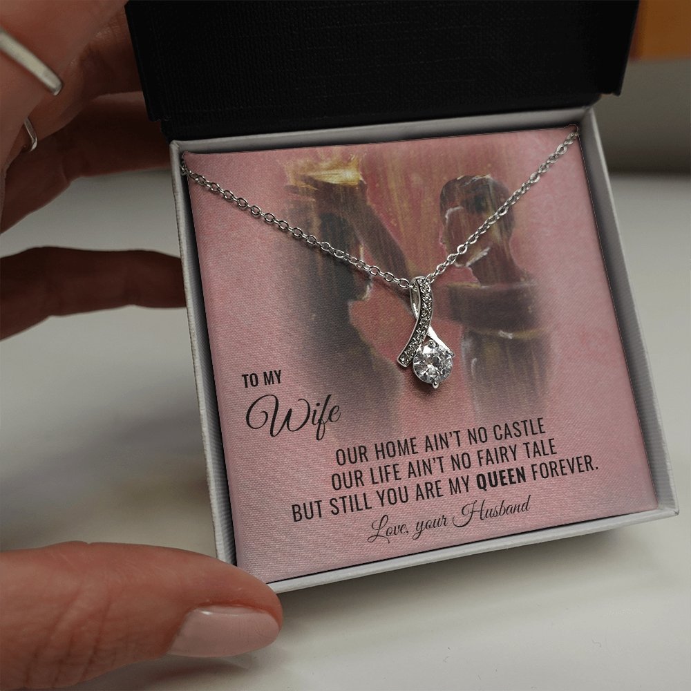 To My Wife | You Are My Queen Forever 👑💎 | Jewelry | C30084TG, C30084TR, lx-C30084, PB23-WOOD, PROD-1872304, PT-930, TNM-1, USER-43062 | TageUnlimited