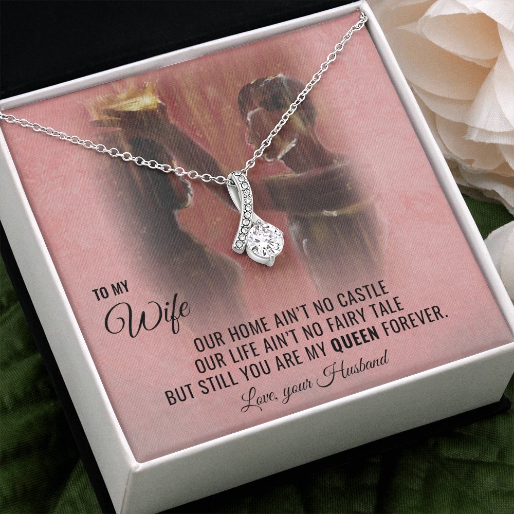 To My Wife | You Are My Queen Forever 👑💎 | Jewelry | C30084TG, C30084TR, lx-C30084, PB23-WOOD, PROD-1872304, PT-930, TNM-1, USER-43062 | TageUnlimited