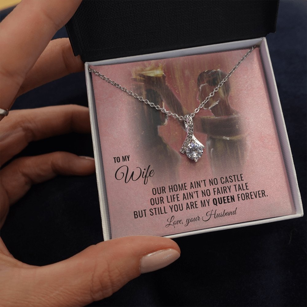 To My Wife | You Are My Queen Forever 👑💎 | Jewelry | C30084TG, C30084TR, lx-C30084, PB23-WOOD, PROD-1872304, PT-930, TNM-1, USER-43062 | TageUnlimited