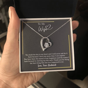 To My Wife | You Hold The Key To My Heart | Jewelry | C30025TG, C30025TR, lx-C30025, PB23-WOOD, PROD-2164688, PT-781, TNM-1, USER-43062 | TageUnlimited