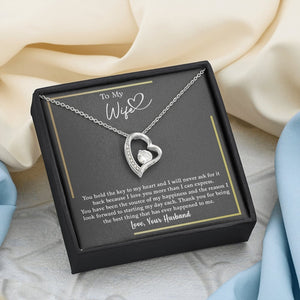 To My Wife | You Hold The Key To My Heart | Jewelry | C30025TG, C30025TR, lx-C30025, PB23-WOOD, PROD-2164688, PT-781, TNM-1, USER-43062 | TageUnlimited