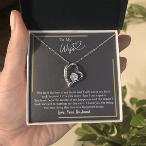 To My Wife | You Hold The Key To My Heart | Jewelry | C30025TG, C30025TR, lx-C30025, PB23-WOOD, PROD-2164688, PT-781, TNM-1, USER-43062 | TageUnlimited