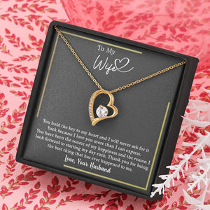 To My Wife | You Hold The Key To My Heart | Jewelry | C30025TG, C30025TR, lx-C30025, PB23-WOOD, PROD-2164688, PT-781, TNM-1, USER-43062 | TageUnlimited