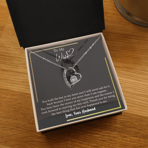 To My Wife | You Hold The Key To My Heart | Jewelry | C30025TG, C30025TR, lx-C30025, PB23-WOOD, PROD-2164688, PT-781, TNM-1, USER-43062 | TageUnlimited