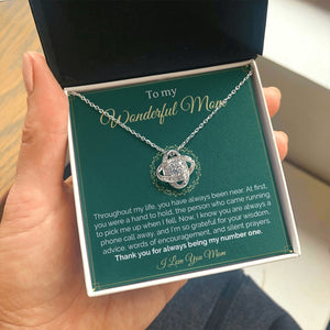 To My Wonderful Mom | Throughout My Life | Jewelry | C30011TG, C30011TR, lx-C30011, PB23-WOOD, PROD-2008295, PT-922, TNM-1, USER-43062 | TageUnlimited