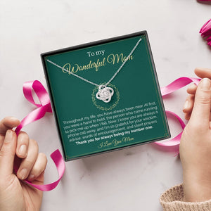 To My Wonderful Mom | Throughout My Life | Jewelry | C30011TG, C30011TR, lx-C30011, PB23-WOOD, PROD-2008295, PT-922, TNM-1, USER-43062 | TageUnlimited