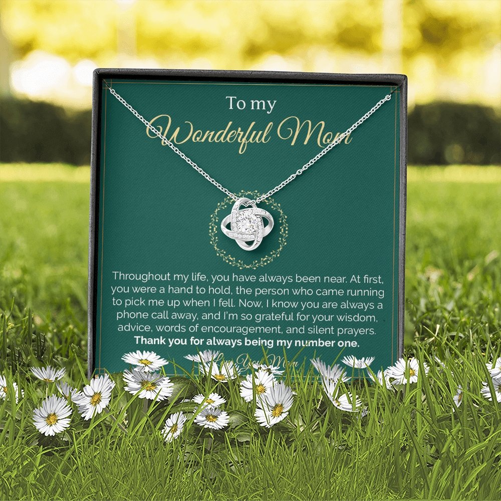 To My Wonderful Mom | Throughout My Life | Jewelry | C30011TG, C30011TR, lx-C30011, PB23-WOOD, PROD-2008295, PT-922, TNM-1, USER-43062 | TageUnlimited