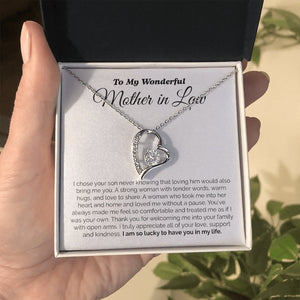 To My Wonderful Mother In Law | I Am So Lucky To Have You In My Life | Jewelry | C30025TG, C30025TR, lx-C30025, PB23-WOOD, PROD-2074744, PT-781, TNM-1, USER-43062 | TageUnlimited
