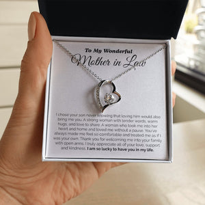 To My Wonderful Mother In Law | I Am So Lucky To Have You In My Life | Jewelry | C30025TG, C30025TR, lx-C30025, PB23-WOOD, PROD-2074744, PT-781, TNM-1, USER-43062 | TageUnlimited