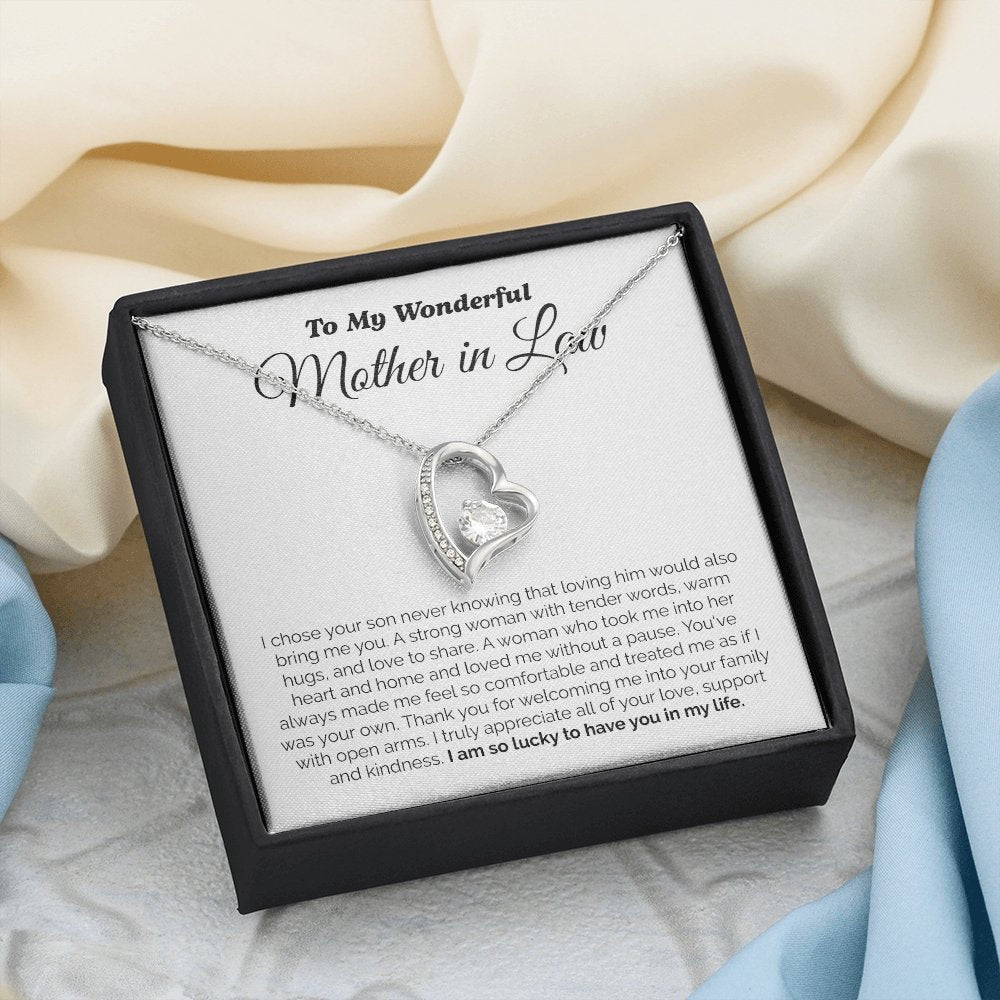 To My Wonderful Mother In Law | I Am So Lucky To Have You In My Life | Jewelry | C30025TG, C30025TR, lx-C30025, PB23-WOOD, PROD-2074744, PT-781, TNM-1, USER-43062 | TageUnlimited