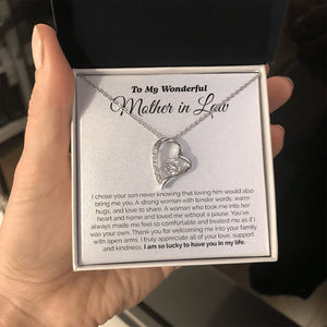To My Wonderful Mother In Law | I Am So Lucky To Have You In My Life | Jewelry | C30025TG, C30025TR, lx-C30025, PB23-WOOD, PROD-2074744, PT-781, TNM-1, USER-43062 | TageUnlimited