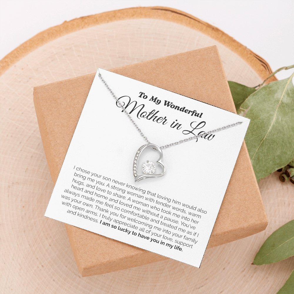 To My Wonderful Mother In Law | I Am So Lucky To Have You In My Life | Jewelry | C30025TG, C30025TR, lx-C30025, PB23-WOOD, PROD-2074744, PT-781, TNM-1, USER-43062 | TageUnlimited