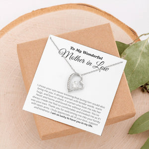 To My Wonderful Mother In Law | I Am So Lucky To Have You In My Life | Jewelry | C30025TG, C30025TR, lx-C30025, PB23-WOOD, PROD-2074744, PT-781, TNM-1, USER-43062 | TageUnlimited